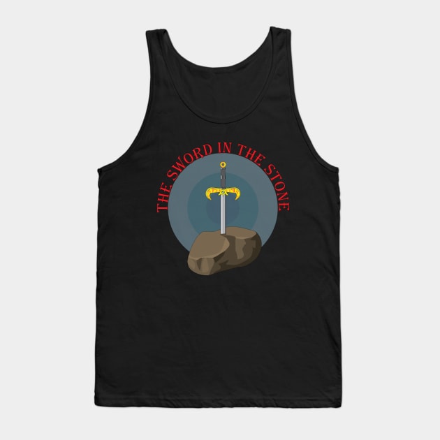 sword in the stone Tank Top by GilbertoMS
